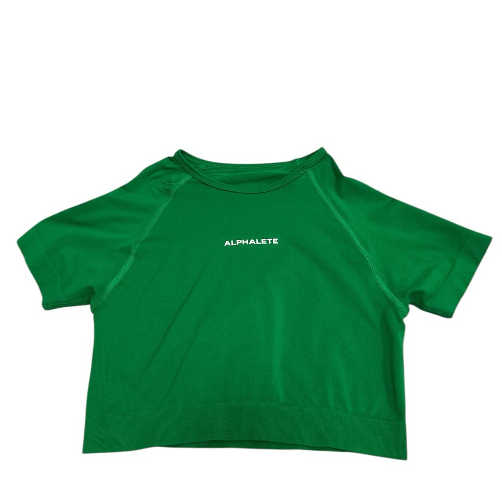 Alphalete Seamless Vibrant Green Short Sleeve Tee